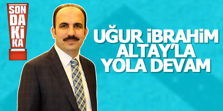 AK Parti'nin Konya Büyükşehir Adayı Uğur İbrahim Altay