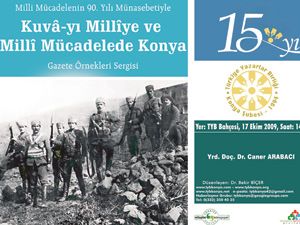 Milli Mücadele’de Konya TYB’de konuşulacak