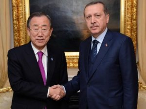 Erdoğan, Mısır için Ban Ki-mun ile görüştü