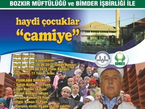 Bozkır’da namazı kılan ödülü kapıyor