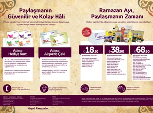 Adese’yle güvenilir Ramazan yardımı