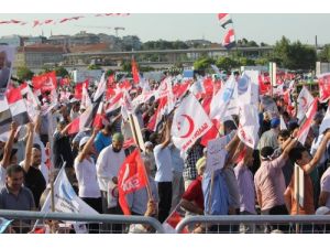 Sp'nin Mısır'daki Darbeyi Protesto Mitingi Başladı