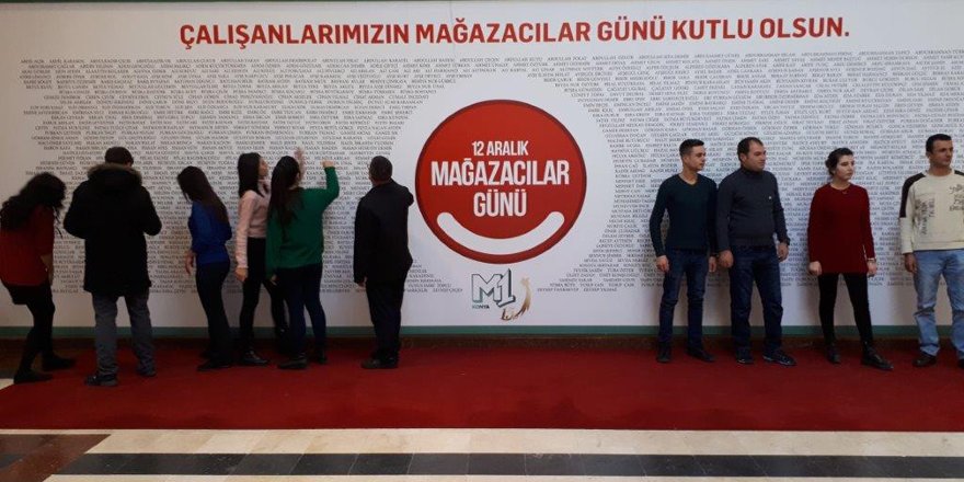 M1 Konya AVM’den çalışanlarına sürpriz