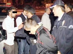 Polise zor anlar yaşattı