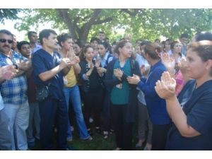 Maaşlarını Alamayan Taşeron Firma Çalışanlarından Protesto