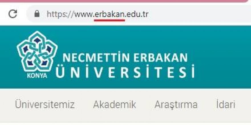 Üniversitede yanlıştan dönüldü