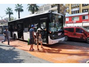 Alanya'da Toplu Taşımada Yeni Uygulama