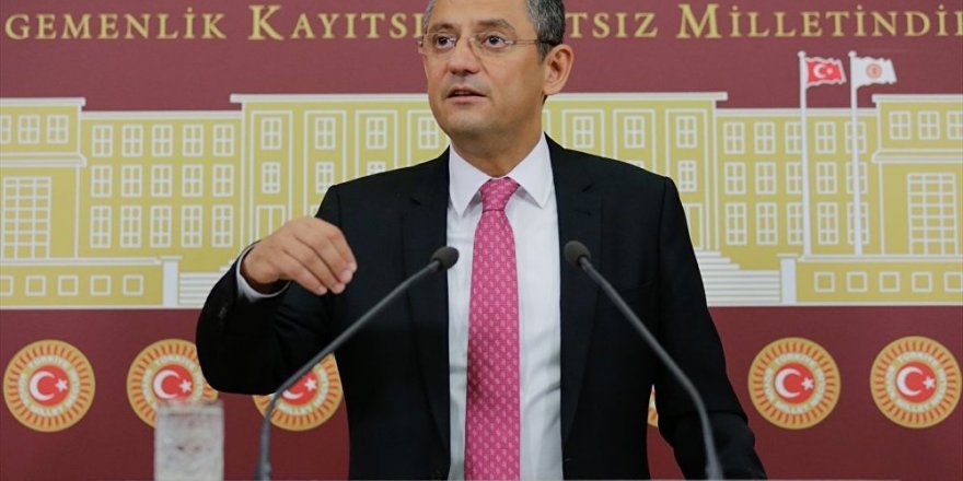 CHP'li Özel'den TBMM Başkanı Yıldırım hakkında soru önergesi