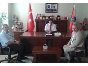 Başkan Özgan, Yeni Atanan Emniyet Müdürü Erişir'i Ziyaret Etti