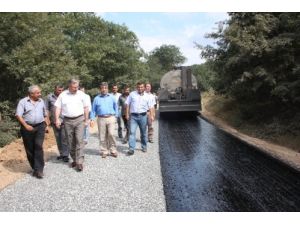 Yenişehir'de Köy Bağlantı Yolları Asfaltlanıyor