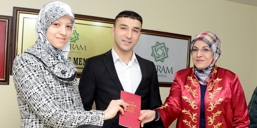 Meram’da 2018 yılında 2 bin 424 nikah kıyıldı