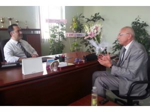 Belediye Başkanı Çat’dan Myo Müdürü Arıkan’a Ziyaret