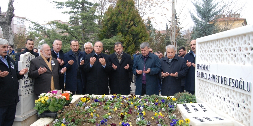 Dr. Ahmet Keleşoğlu mezarı başında anılacak