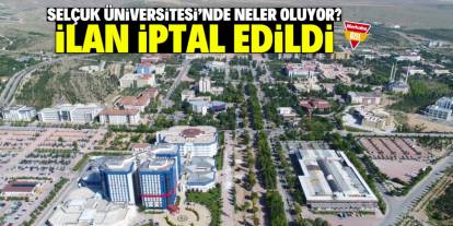 Selçuk Üniversitesi'nde 'mutluluk formülü' aranıyordu! İlan iptal edildi