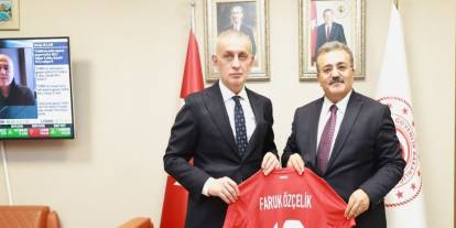 TFF BaşkanıHacıosmanoğlu’ndan Konyalı bürokrata ziyaret