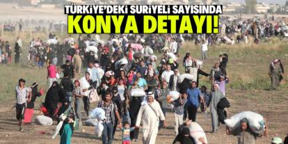 Türkiye'deki Suriyeli sayısında Konya detayı! 600 bin fark var