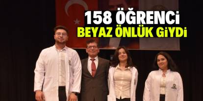 Konya'da 153 diş hekimliği öğrencisi beyaz önlük giydi