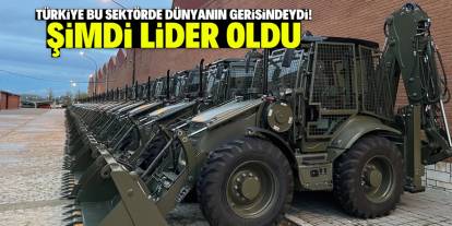 Türkiye bu sektörde dünyanın gerisindeydi! Şimdi lider oldu