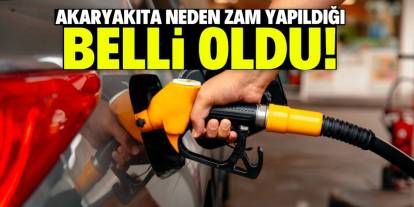 Akaryakıta bir zam daha geliyor! Gerekçesi belli oldu