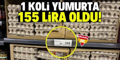 Yumurtaya bir zam daha: 155 TL oldu!