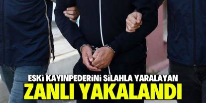 Aksaray'da eski kayınpederini silahla yaralayan zanlı yakalandı