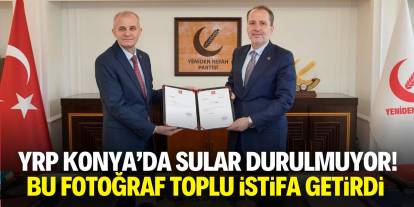 Yeniden Refah Konya’da tel tel dökülüyor! Toplu istifa