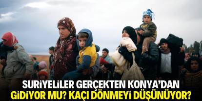 Konya'daki Suriyeliler döner mi? Araştırmanın sonuçları dikkat çekici