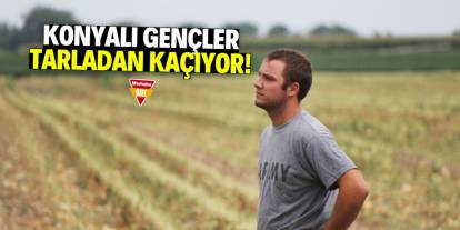 Konyalı gençler tarladan kaçıyor! Yaş ortalaması 59