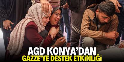 AGD Konya'dan Gazze'ye destek etkinliği