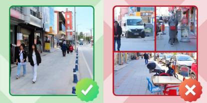 Akşehir'den net mesaj: Kaldırımlar yayalarındır