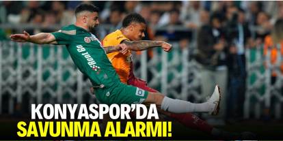 Konyaspor’da savunma alarmı!