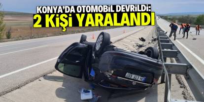 Ankara-Konya yolunda kaza: 2 kişi yaralandı