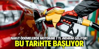 Nakit ödemelerde motorine 7 TL indirim geliyor! İşte o tarih