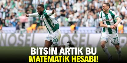 Konyaspor için bitsin artık bu matematik hesabı!