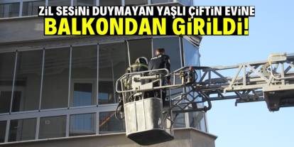 Konya'da yaşlı çiftin evine balkondan girildi! Zil sesini duymamışlar