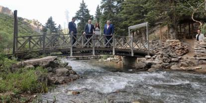 Akın'dan Bozkır'ın en güzel yerine ziyaret