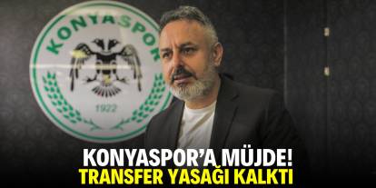 Konyaspor’a müjde! Transfer yasağı kalktı