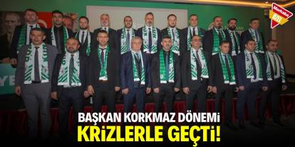 Konyaspor'da başkan Korkmaz dönemi krizlerle geçti