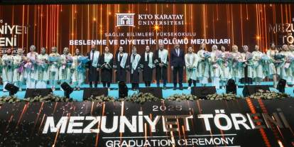 KTO Karatay'dan mezuniyet coşkusu
