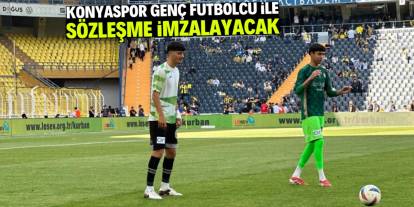Konyaspor genç futbolcu ile sözleşme imzalayacak