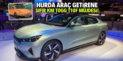 Hurda araç sahiplerine TOGG T10F müjdesi! Hibe edilecek