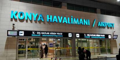 Konya Havalimanı'na 78 bin kişi gitti