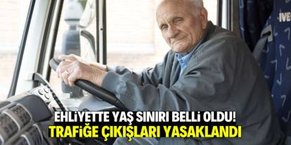 Ehliyette yaş sınırı belli oldu! Bu tarihten itibaren trafiğe çıkışları yasaklandı
