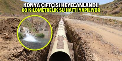 Konya çiftçisi baktı, Hakkari çiftçisi suyu kaptı!