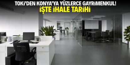 TOKİ'den Konya'ya yüzlerce gayrimenkul! İşte ihale tarihi
