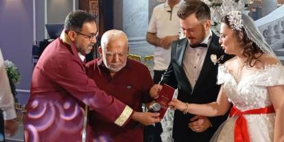 Ayhan ve Furkan görkemli bir törenle evlendi