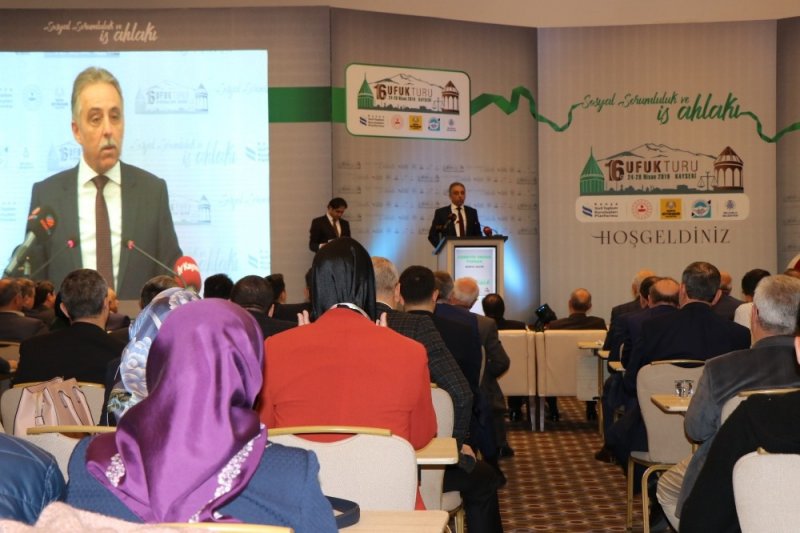 Ufuk Turu Toplantıları ’Sosyal Sorumluluk ve İş Ahlakı’ başlığıyla Kayseri’de toplandı