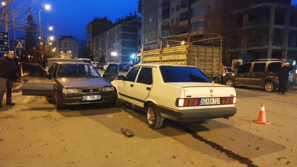 Seydişehir'de trafik kazasında 1 kişi yaralandı