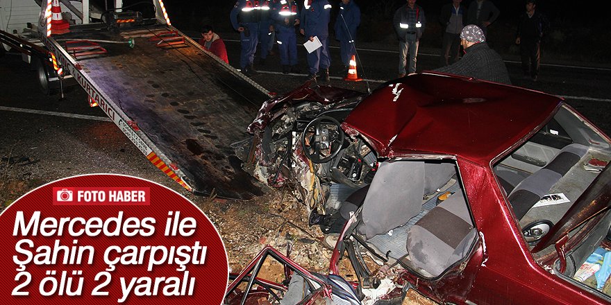 Konya'da trafik kazası: 2 ölü, 2 yaralı