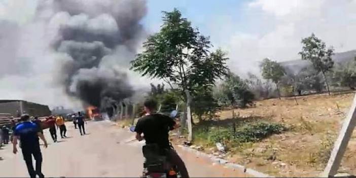 Konya Mar-San Sanayi Sitesi'nde yangın çıktı